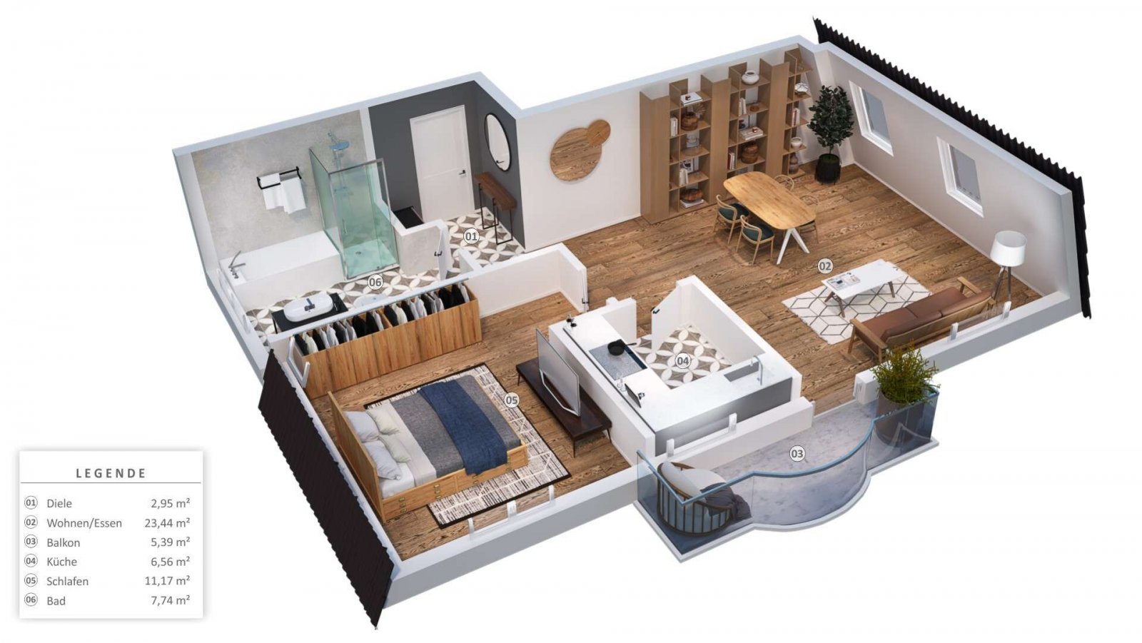 *RESERVIERT* Clever investieren mit Weitblick * DG-Wohnung in 7-Parteien-Haus * Keine Käuferprovision