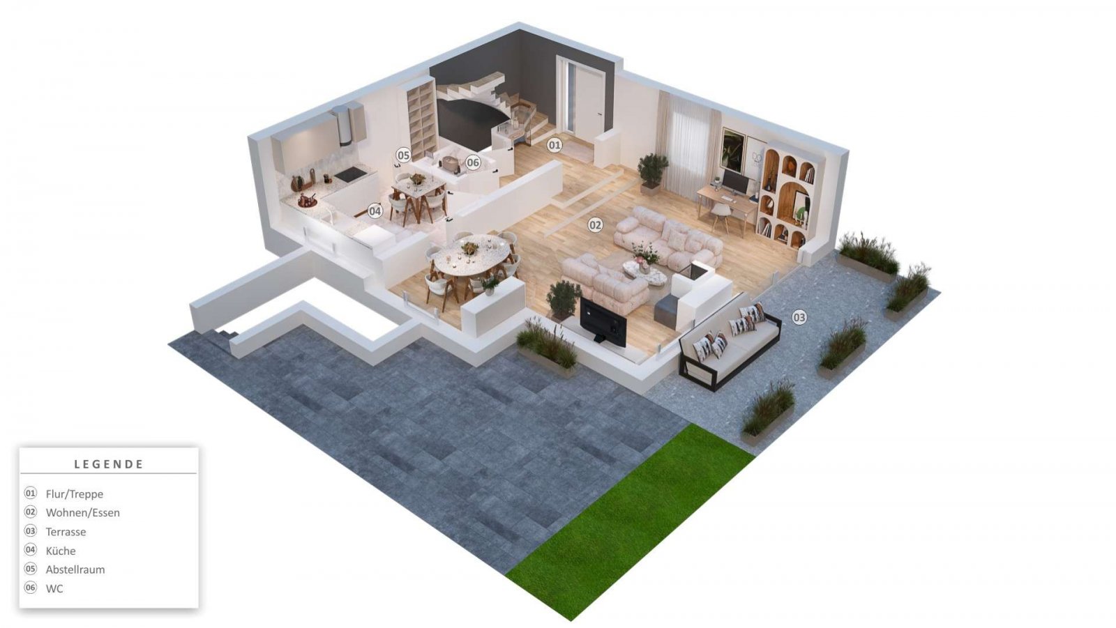Modernes Wohnen mit Kamin, Pool und liebevoll angelegtem Garten * Keine Käuferprovision