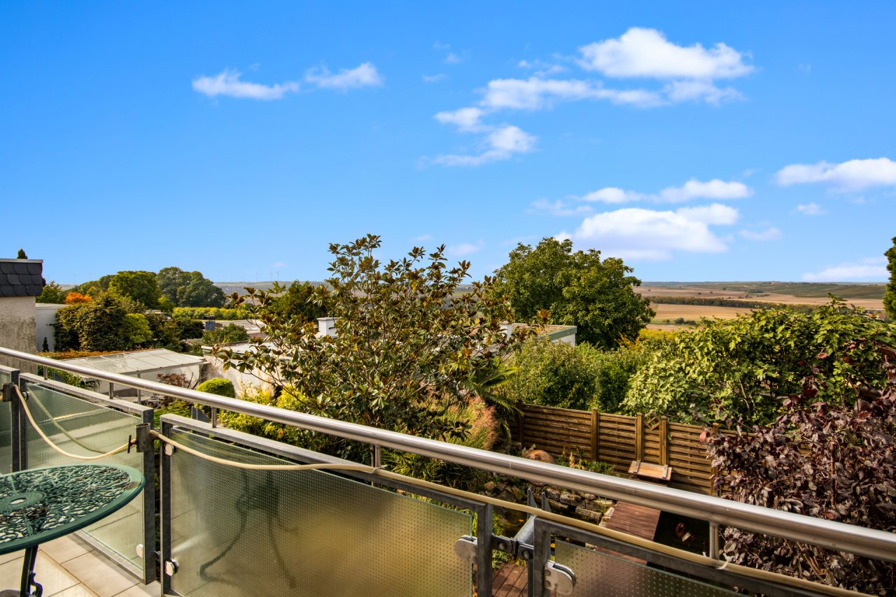 Aussicht vom Balkon