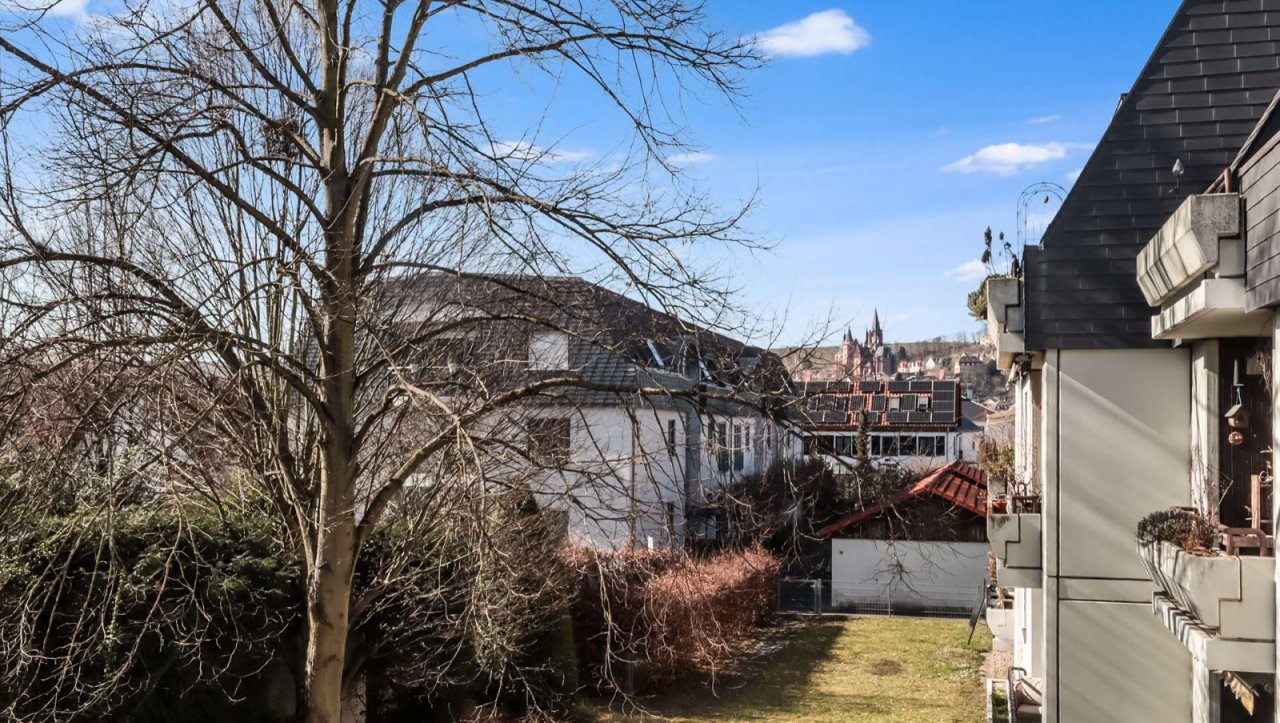 Ausblick vom Balkon