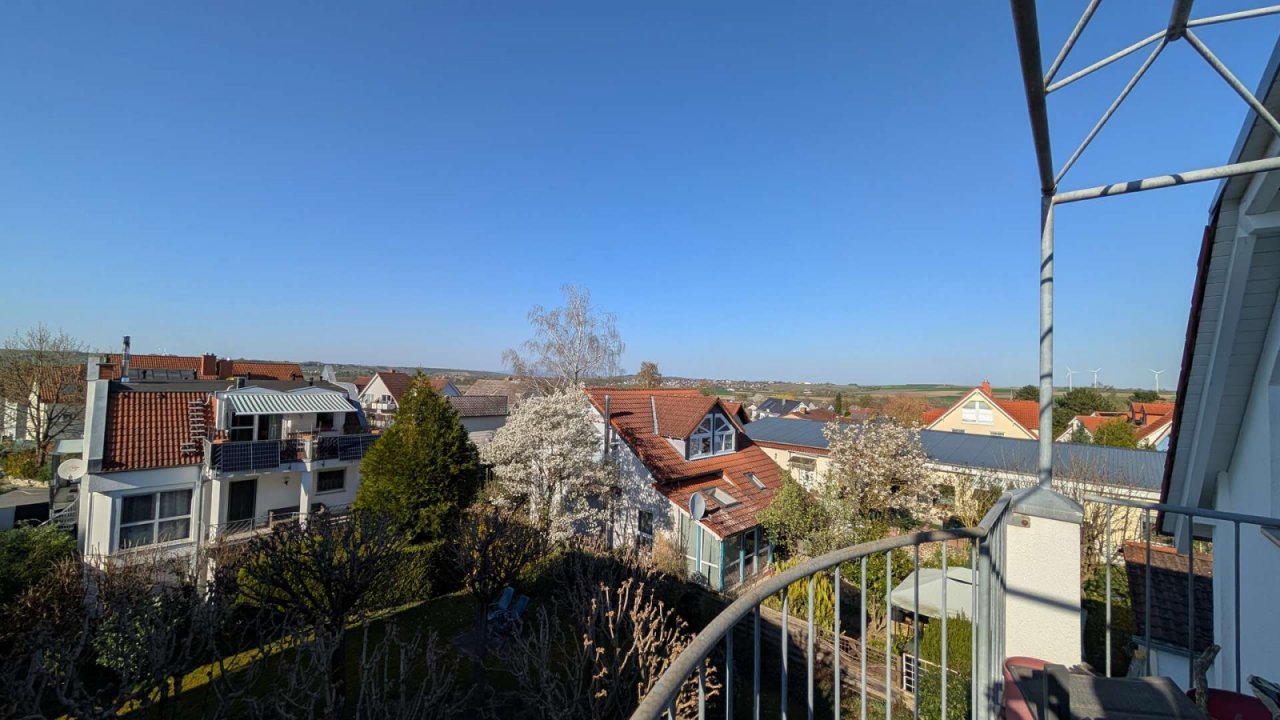 Blick vom Balkon Blick vom Balkon