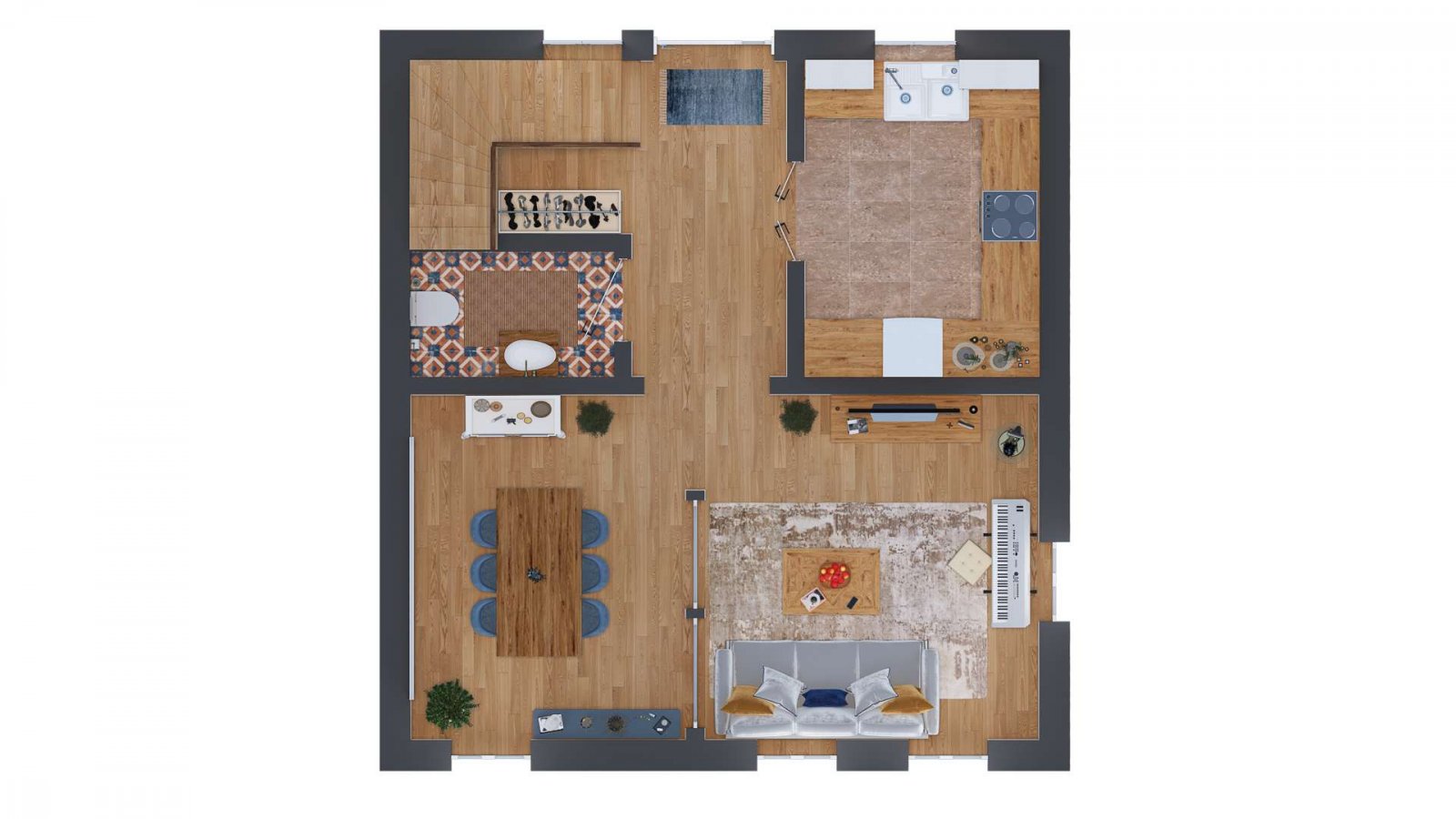 Wohnhaus - Grundriss EG
