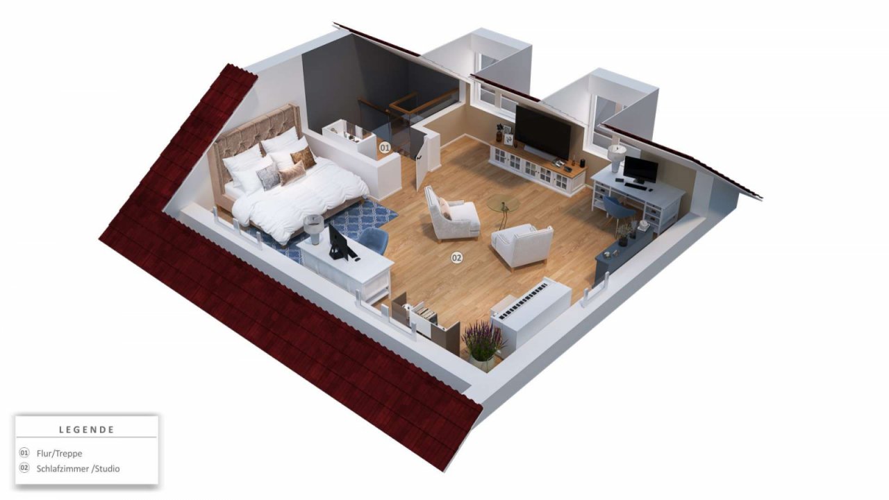 Wohnhaus - Grundriss DG